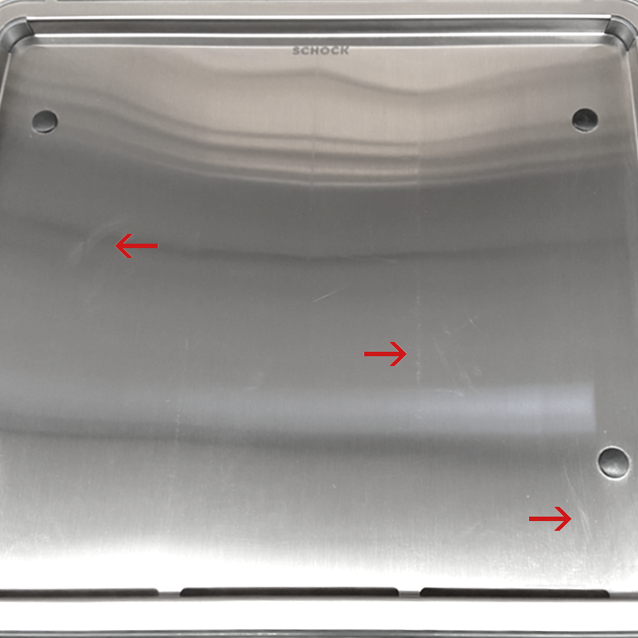 Escorredor Schock em inox