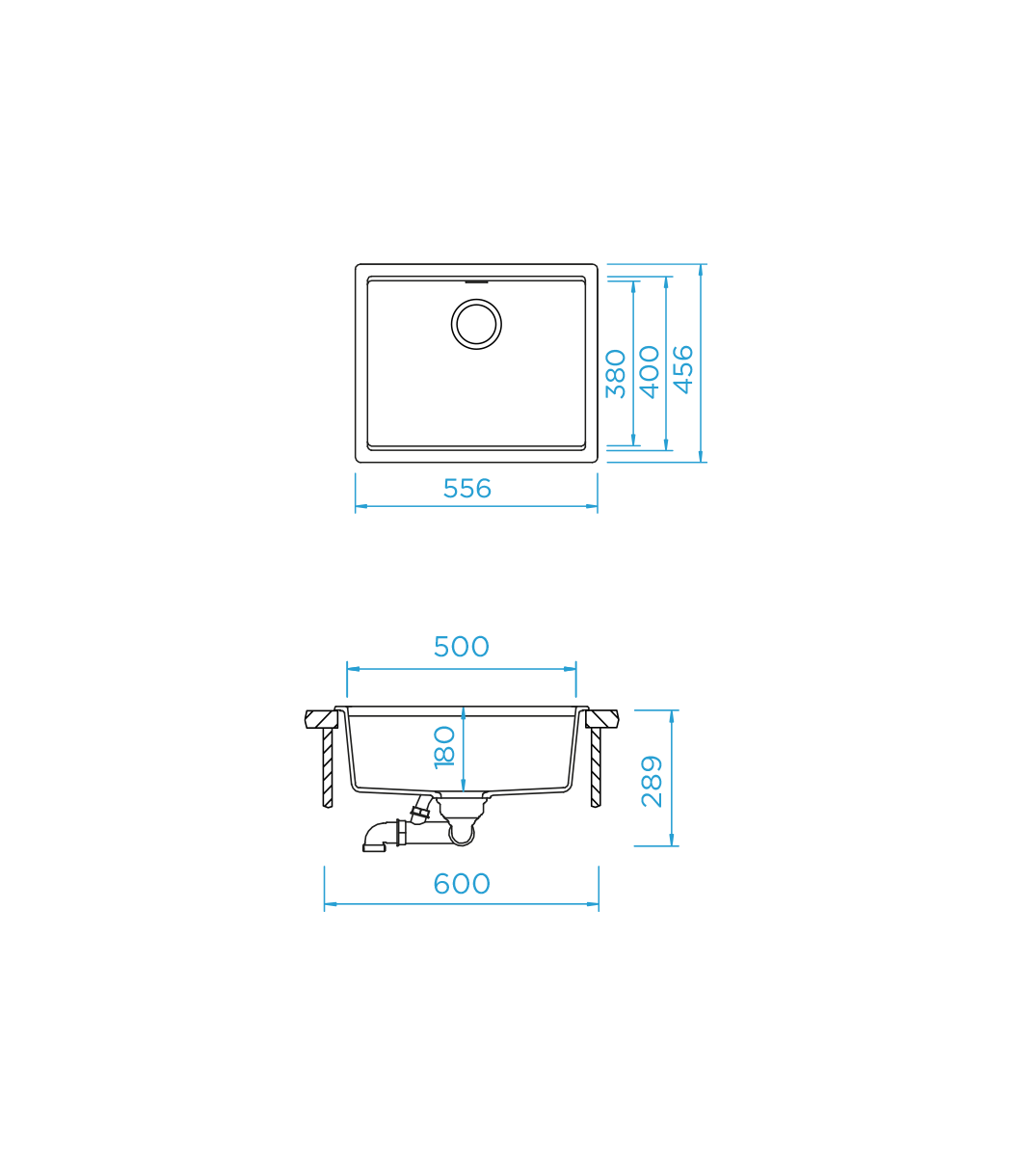 Sink SCHOCK KIRUNA N-100L Cristadur Green Line