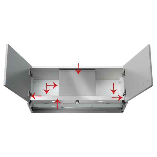 FRASA LUMA 90 cm Built-in Extractor Hood