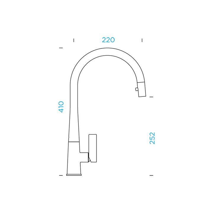 SCHOCK GOTA extendable tap