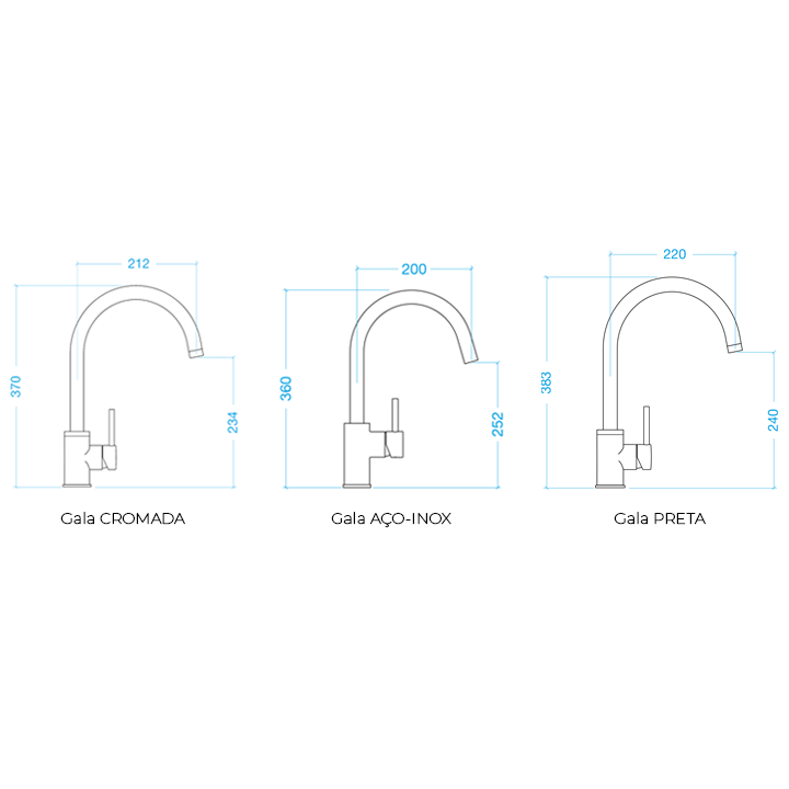 FRASA MIRAL STAINLESS STEEL fixed tap