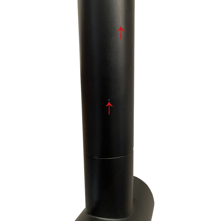 Extendable L-shaped mixer in pure