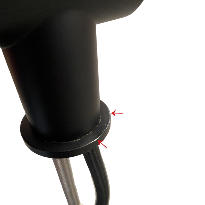 Extendable L-shaped mixer in pure