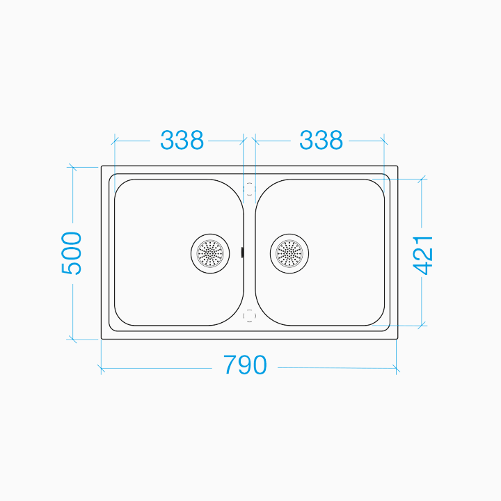 FRASA GRACE 80 Quartz Onyx Sink