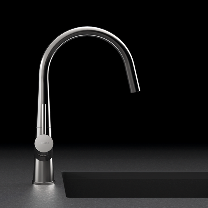 Misturadora SCHOCK CONOS AÇO-INOX fixa