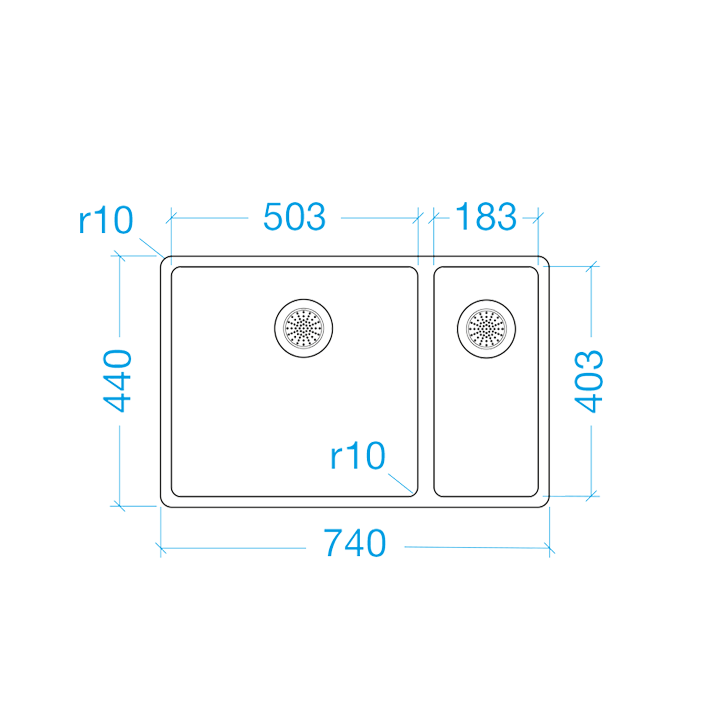 Lava-louças FRASA EVENTA 50/18 U/F