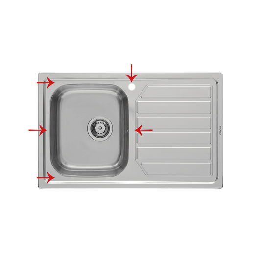 45 cm stainless steel Sink