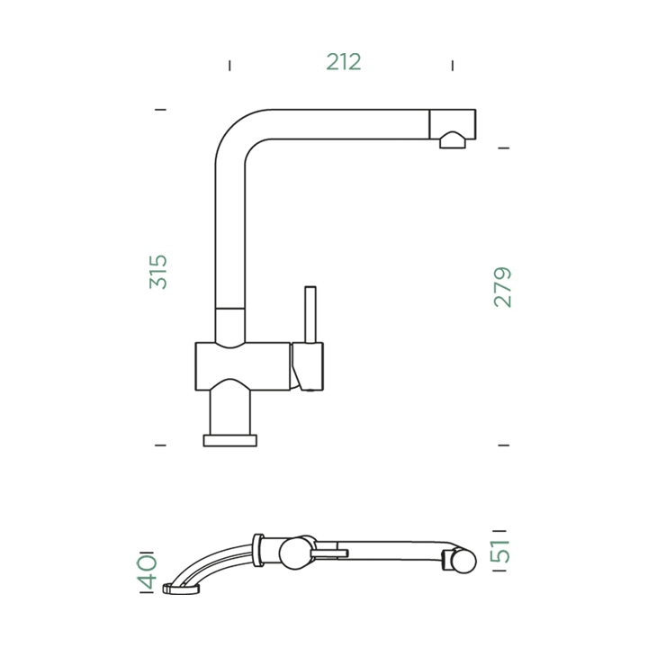 SCHOCK EPOS fixed tap