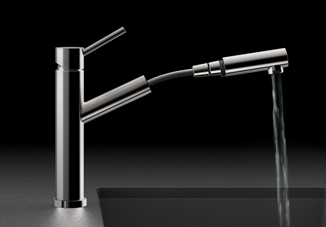 Misturadora SCHOCK ALTOS W ESPECIAL JANELA AÇO-INOX extensível