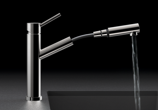 SCHOCK ALTOS W SPECIAL WINDOW STAINLESS STEEL extendable tap