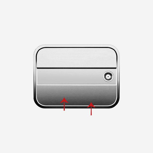 BUILT-IN stainless steel drainer 550x400 mm