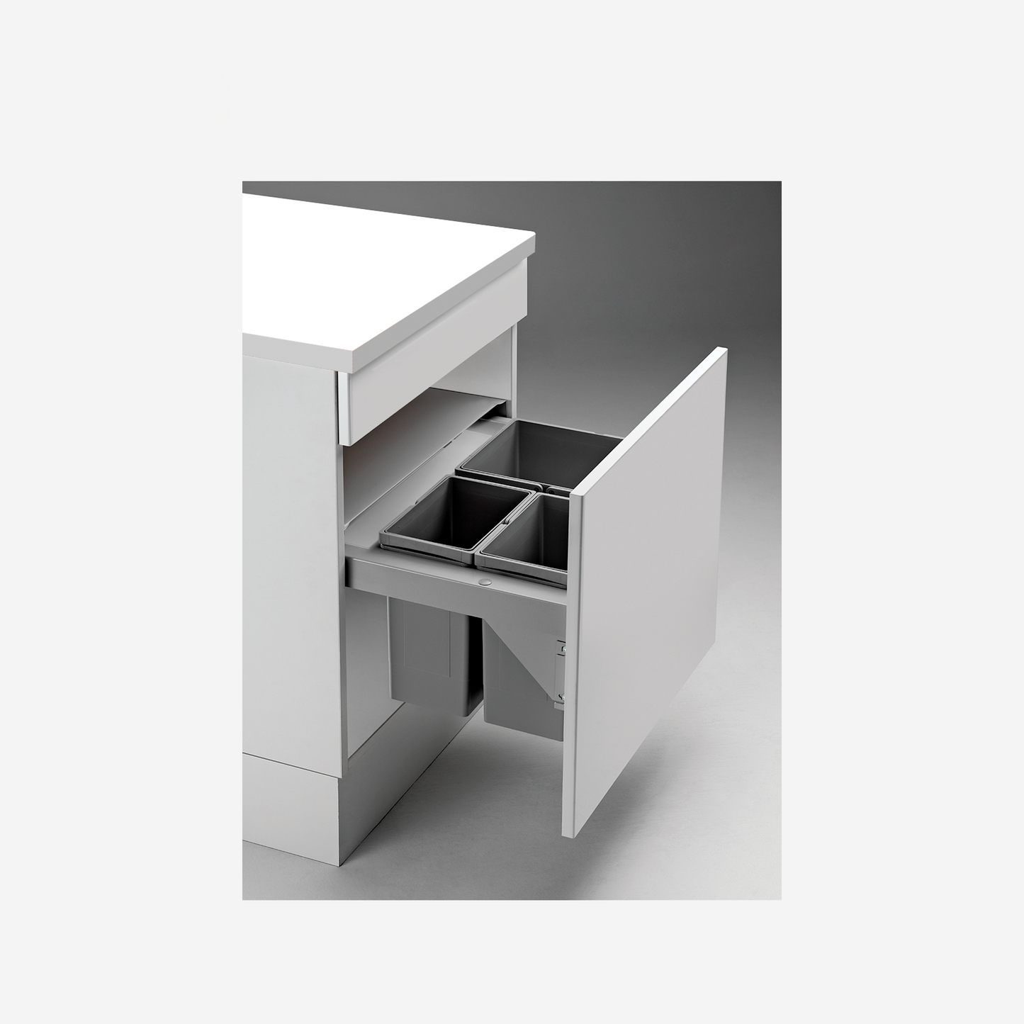 FRASA IZZI 50/3 waste separator - 50 cm arm: 3 buckets