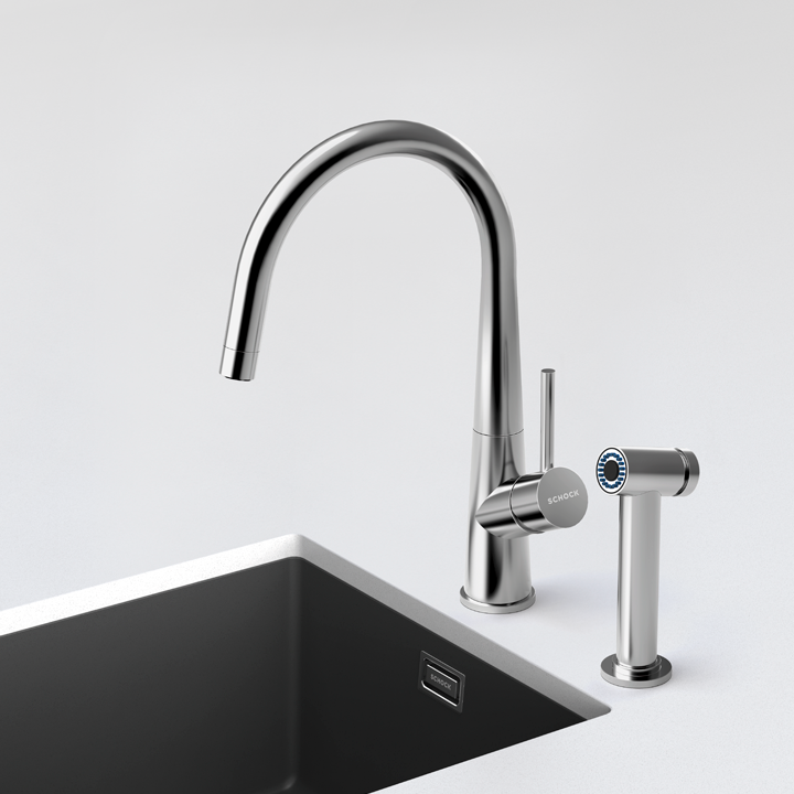 Misturadora SCHOCK CONOS PRO AÇO-INOX c/ chuveiro