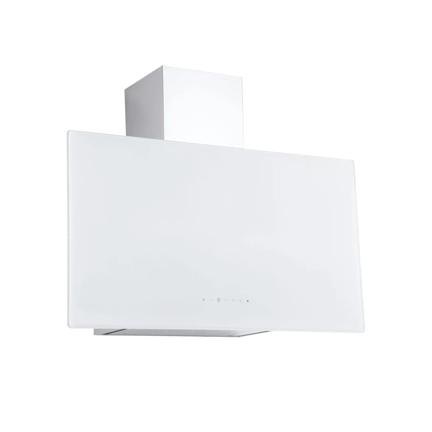 60 cm 800 m3/h stainless steel/white glass wall chimney