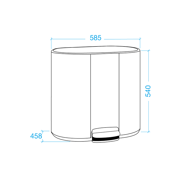 Balde de Lixo FRASA HIT MULTI