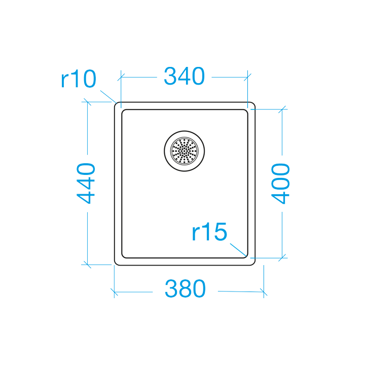 FRASA EVENTA 34 U/F Sink