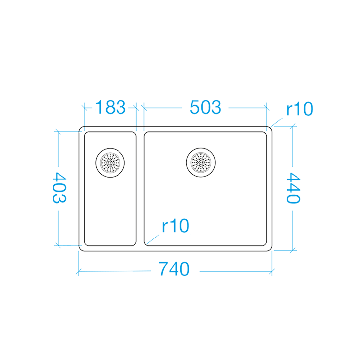 Lava-louças FRASA EVENTA 50/18 U/F