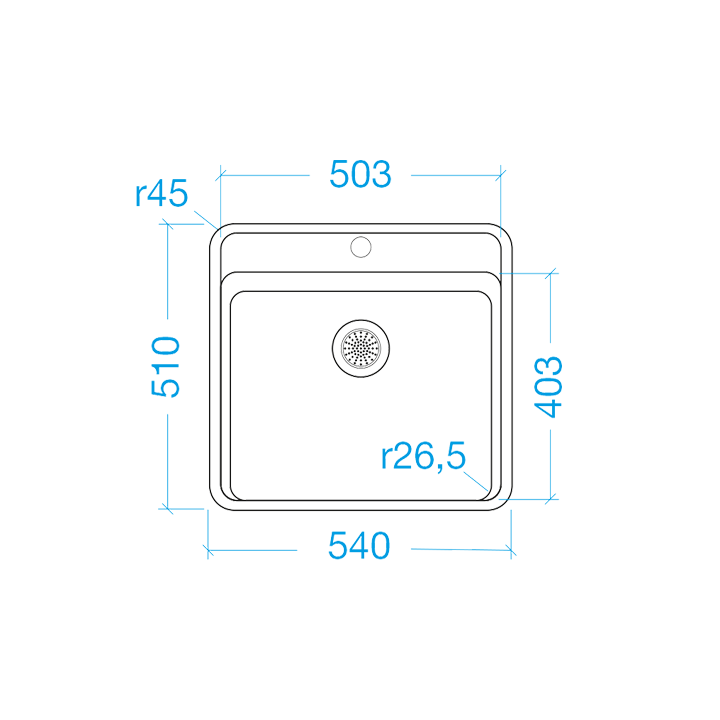 FRASA NILDO 50 F/T Sink