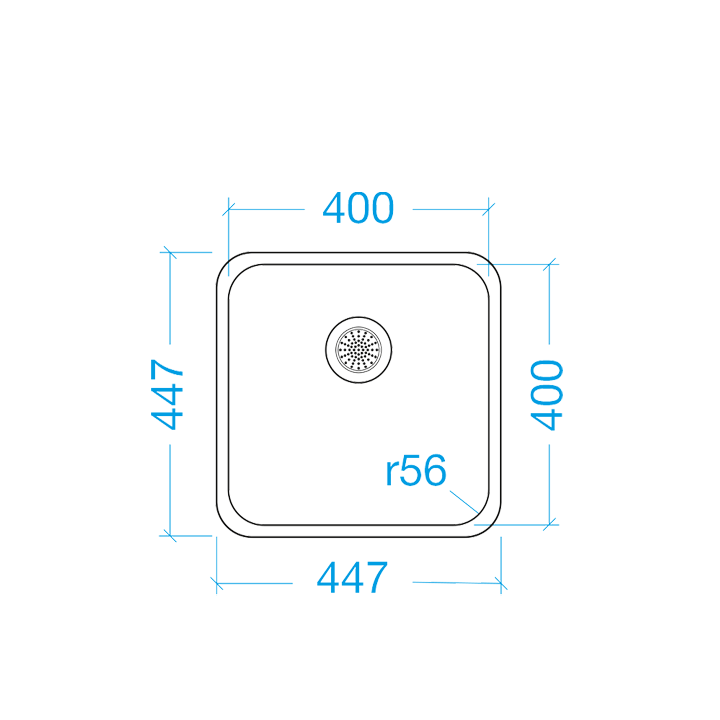 FRASA REMO 40 U/F Sink