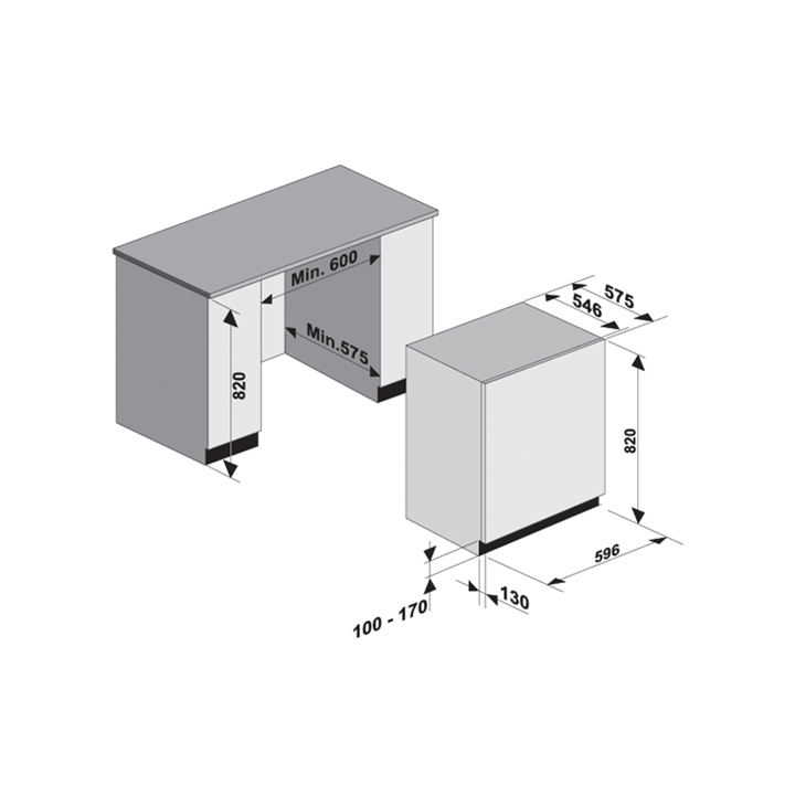 FULLY INTEGRATED 60 cm Washing Machine - FMR6715TI