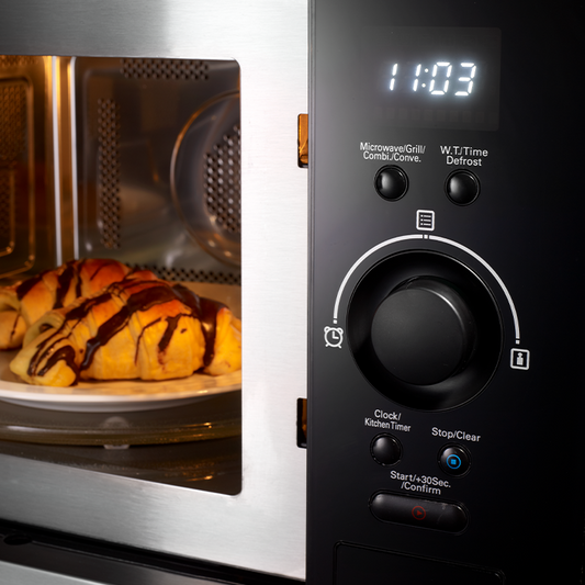 Built-in microwave with stainless steel grill - FMOC60650