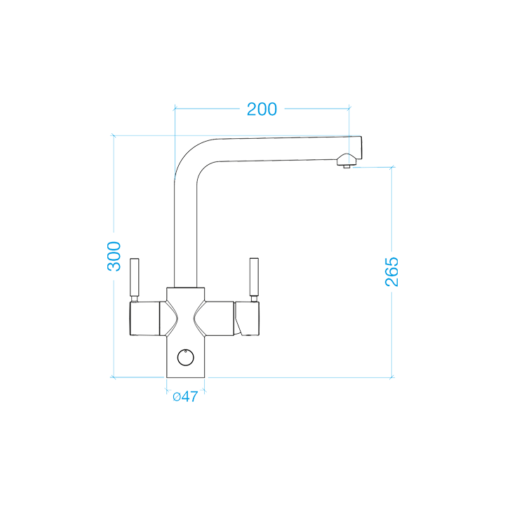 InSinkErator 4N1 L Fixed tap
