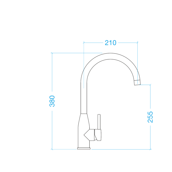 KAVUS fixed onyx tap