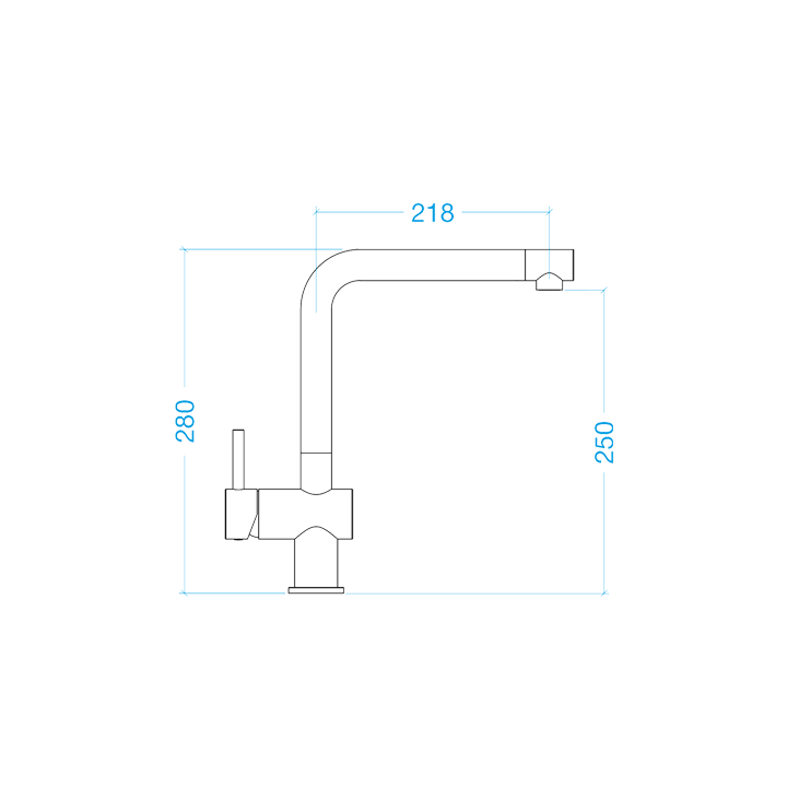 FRASA ELIS CROMADA tap with Rotating Perlator