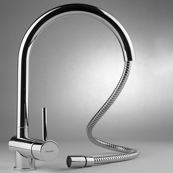 Misturadora FRASA LOOPY CROMADA extensivel
