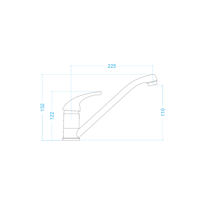 FRASA NEO CHROMED fixed tap