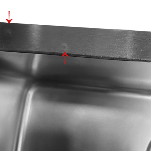 FRASA NILDO 50/18 U/F stainless steel Sink (right bowl)