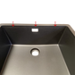 SCHOCK BROOKLYN N-100L CRISTALITE+ NERO Sink