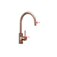 Extendable L-shaped tap in gunmetal