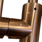 Extendable L-shaped tap in gunmetal