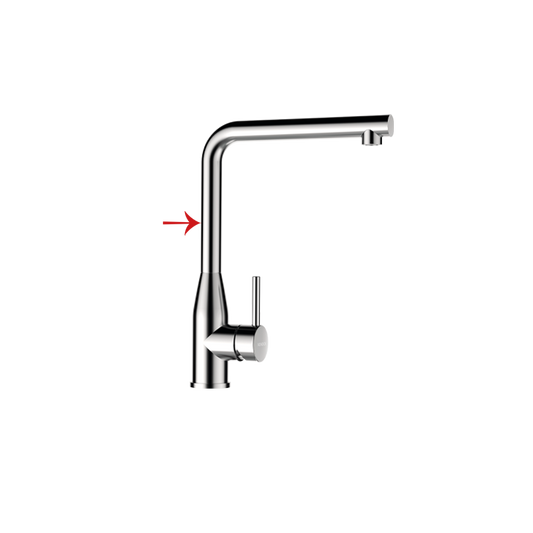 Extendable L-shaped tap in gunmetal