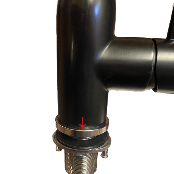 J-Shaped pull-out Copper tap