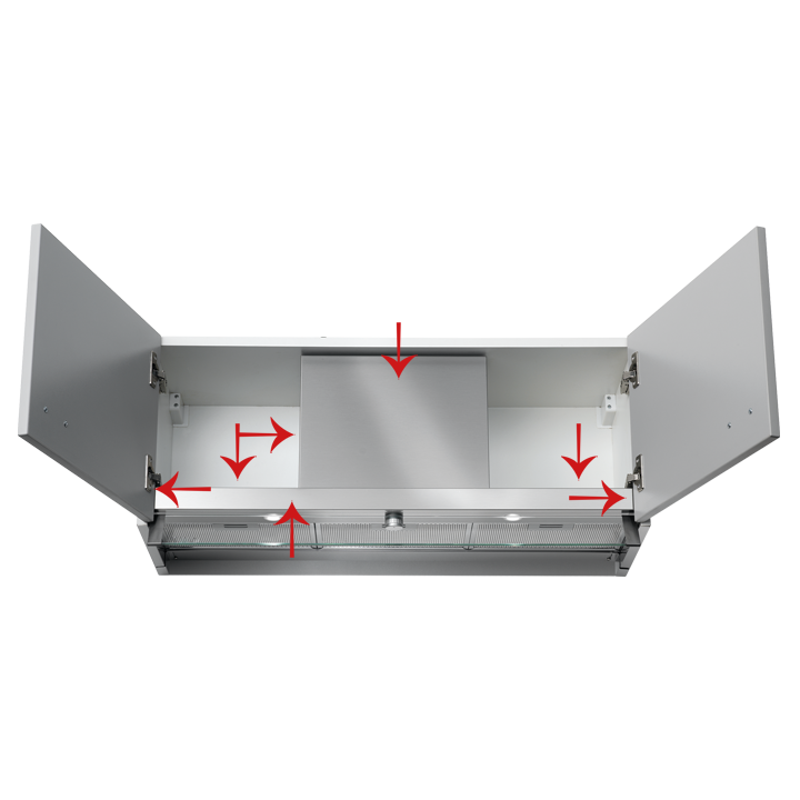 FRASA LUMA 90 cm Built-in Extractor Hood