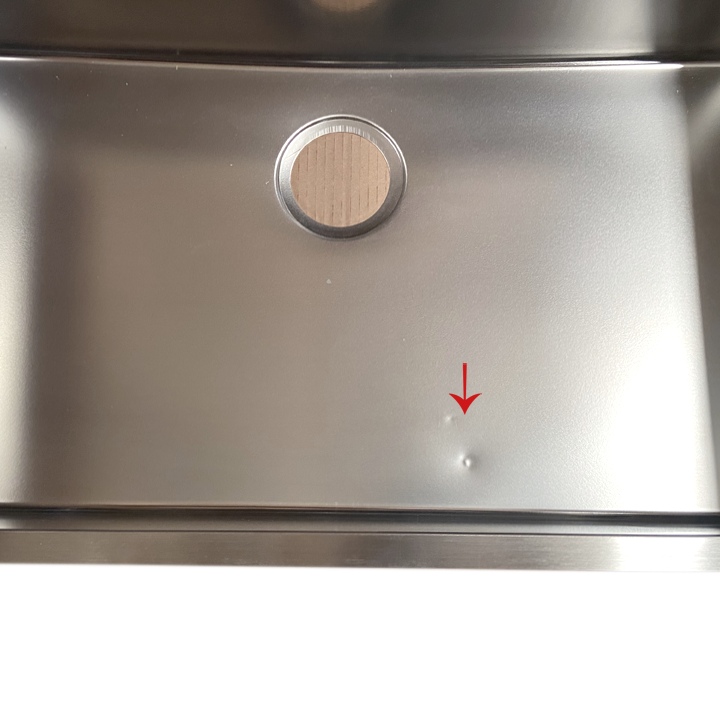 Cuba de 72x40 cm em INOX R15