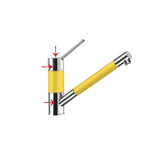 SCHOCK SC-50 pull-out tap in yellow