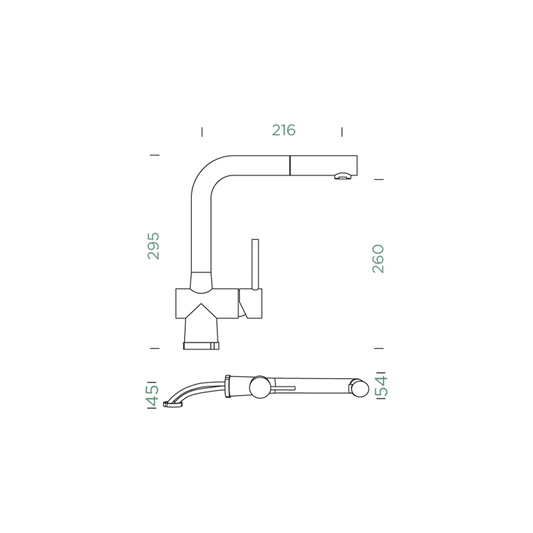 SCHOCK LAIOS pull-out tap