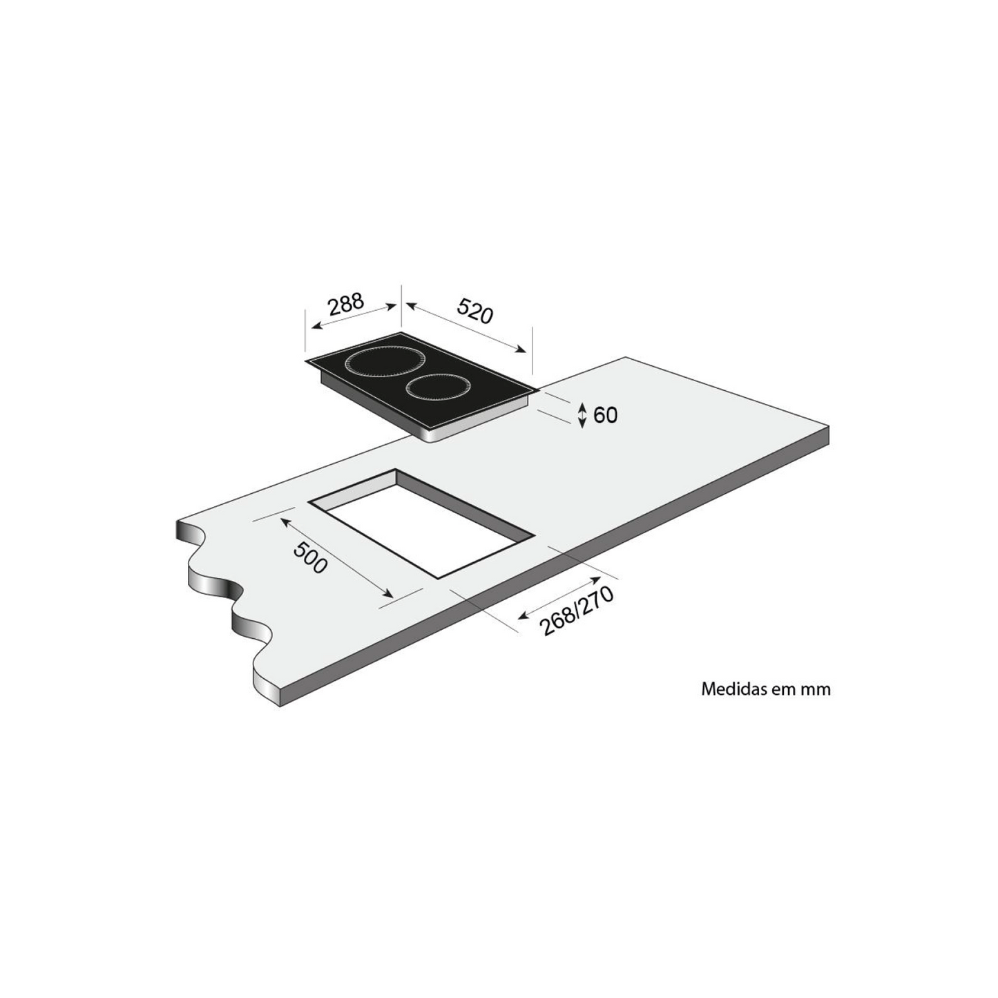 Placa FRASA DOMINÓ INDUÇÃO 30 cm - FPI3062