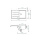 SCHOCK TIA D-100 Cristadur Sink