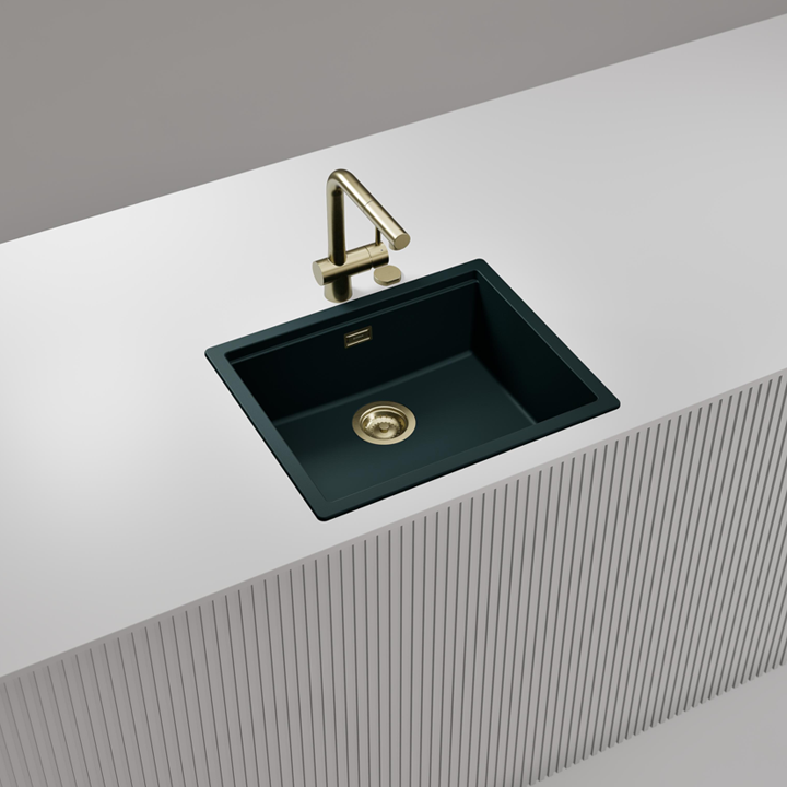 SCHOCK KIRUNA N-100L Cristadur Green Line Sink