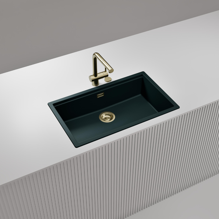 SCHOCK KIRUNA N-100XL Cristadur Green Line Sink