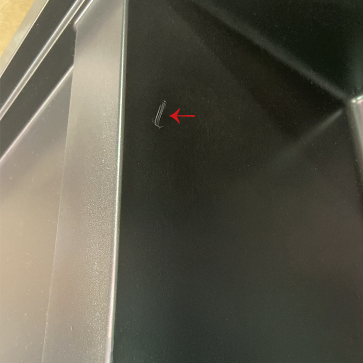 Sink 1000x500 cm nero