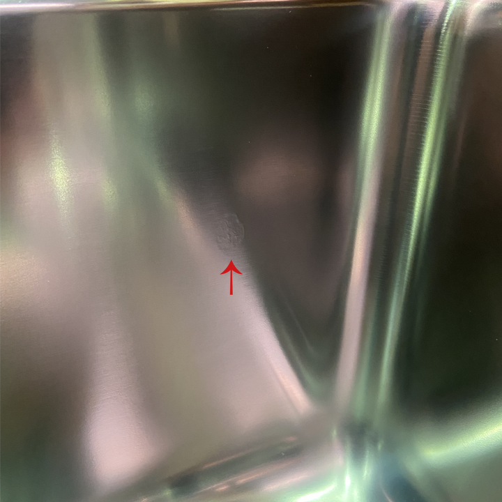 71x40 cm stainless steel sink