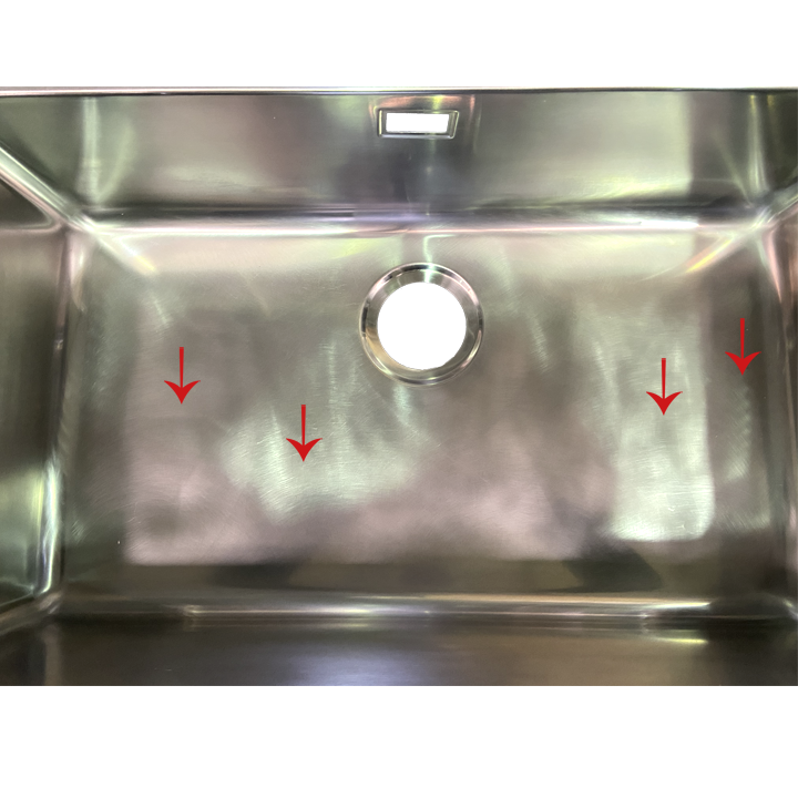 Cuba de 71x40 cm em INOX