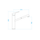 Stainless steel extendable mixer