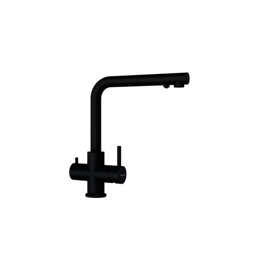 Extendable L-shaped tap in gunmetal