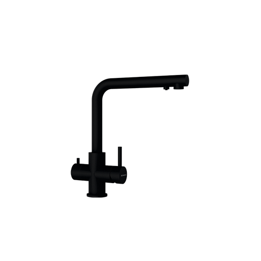 Extendable L-shaped tap in gunmetal